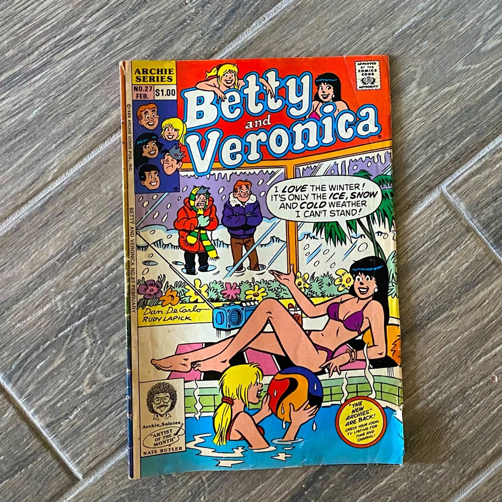 Betty and Veronica No 27 Feb 1989 Comic Book 🌿